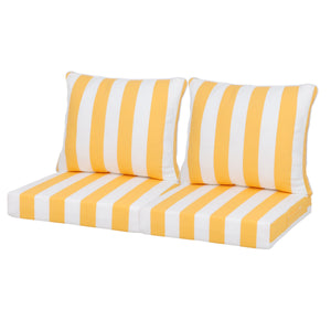24x24 Inch Outdoor Deep Seat Cushion Set