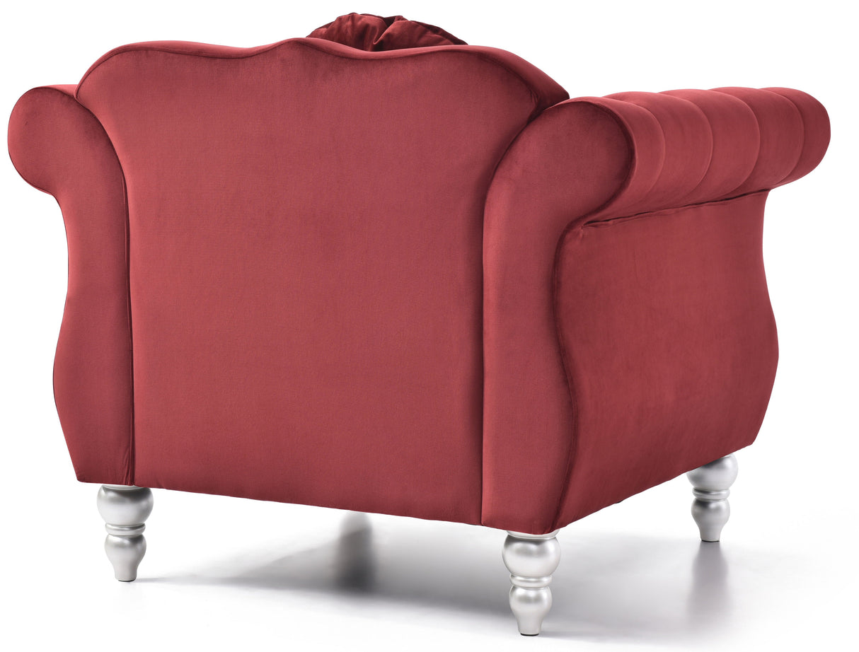 Chic Transitional Flared Arm Chair by Couch.com