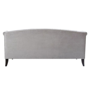 Ken - Upholstered Button Tufted Sofa - Opal Gray by Couch.com