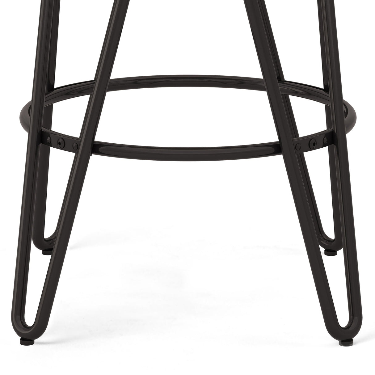 Simeon - Multifunctional Metal Stool With Wood Seat by Couch.com