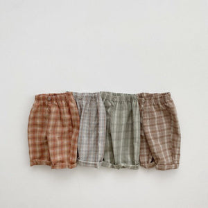Men's Treasure Babies' Trousers Plaid Pants Leisure