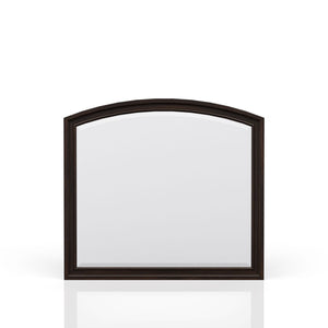 Elegant Design Mirror - Dark Cherry