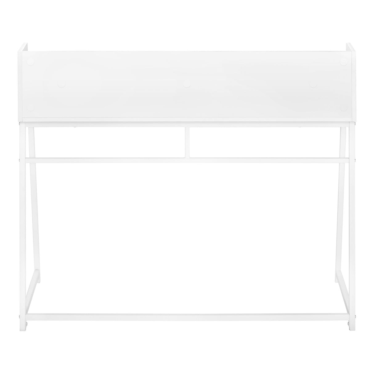 Computer Desk For Home Office, Laptop, Storage Shelves, Marble Look Contemporary & Modern by Couch.com