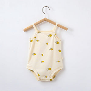 Summer Ins Style Baby Sling Cotton Printed Romper