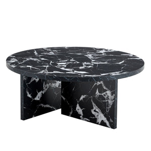 Versatile Round Coffee Table For Various Interior Styles