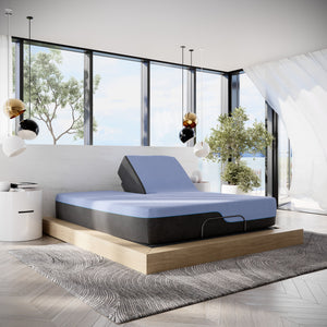 Refresh - 12" Flex Head Hybrid Cooling Fast Responding Latex Foam And Coil Mattress by Couch.com