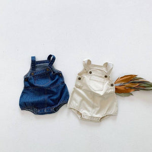 Bib Shorts All-match Korean  Western Style Denim Jumpsuit