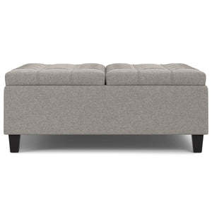 Harrison - Upholstered Coffee Table Storage Ottoman by Couch.com
