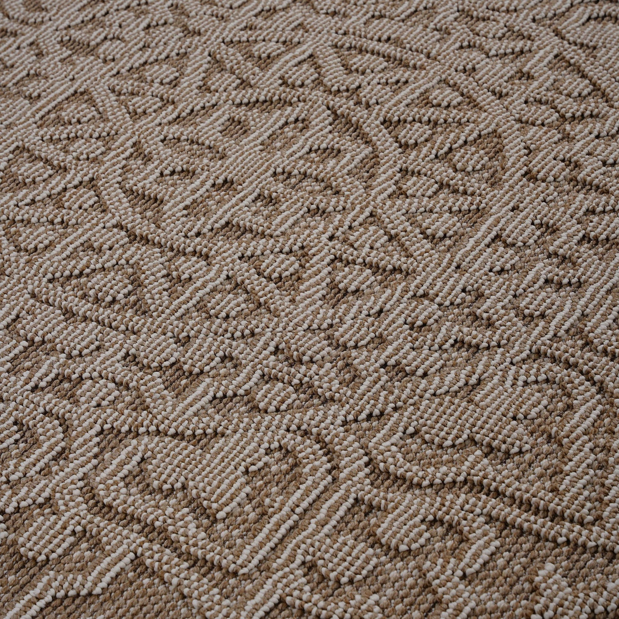 Guros - 8' X 10' Medallion Indoor / Outdoor Area Rug - Beige