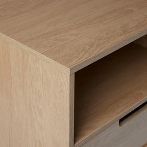 Modern 1 Drawer Nightstand With Open Cubby by Couch.com