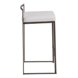 Fuji - Industrial Stackable Counter Stool Elegant Design by Couch.com