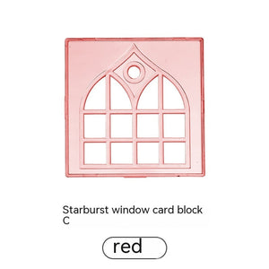 Color Window Asterism Magnetic Building Blocks Assembly