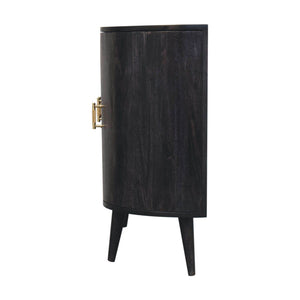 Quad - T Bar Cabinet - Ash Black by Couch.com