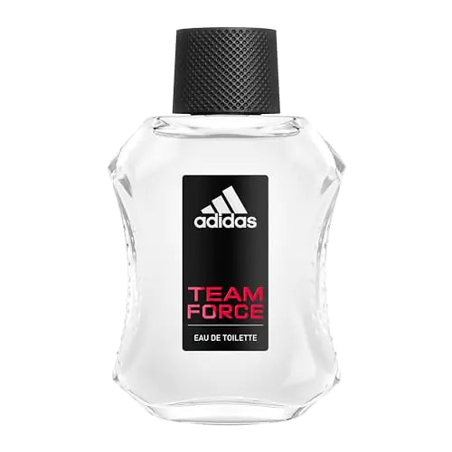 adidas Team Force Eau de Toilette 3.3 fl oz (Pack of 1) Notes of Grapefruit Jasmine and Amber Mens Fragrance Long Lasting Sporty Fragrance Travel Size