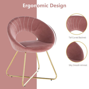 Modern Accent Velvet Lounge Chair by Couch.com