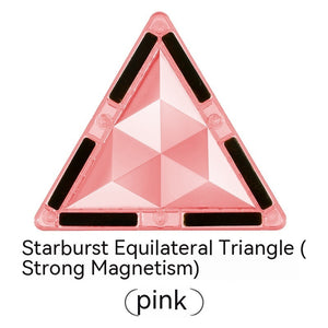 Color Window Asterism Magnetic Building Blocks Assembly