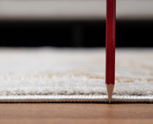 Elegance - 5'3" X 7'3" Area Rug - Gold, Polyester by Couch.com