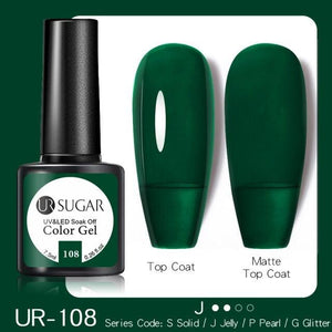Dark Blue Matte Colorful UV Nail Gel Polish Semi Permanent Popular High Quality Fashion Design