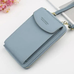 Dazzling Women Wallet Bags Big Card Holder Clutch Messenger Long Shoulder Straps - Trendy Designer Female Clutch Cross Body Bag