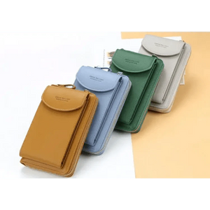 Dazzling Women Wallet Bags Big Card Holder Clutch Messenger Long Shoulder Straps - Trendy Designer Female Clutch Cross Body Bag