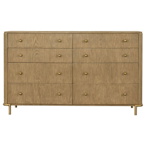 Stevie Sand Wash Natural Cane 4-Piece Eastern King Bedroom Set