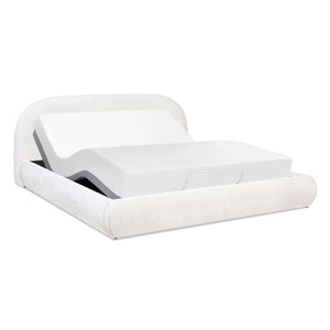 Archie Puffy Grounded - Upholstered Platform Bed by Couch.com