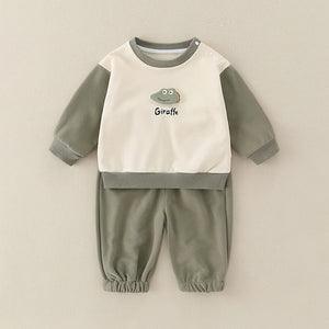 Pure Cotton Romper Set For Boys Cute Childrens Clothing Baby Boy Outfits