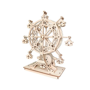 Rotating Ferris Wheel Music Box Educational Assembling Puzzle Toys
