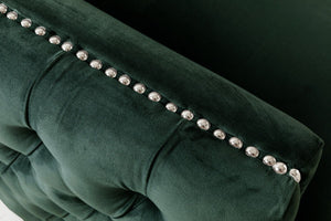 Bayberry - Velvet Chair With 1 Pillow by Couch.com