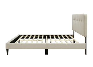 Upholstered Bed Compact With USB by Couch.com