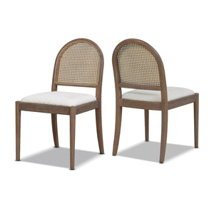 Panama - Curved Cane Side Dining Chair (Set of 2) by Couch.com