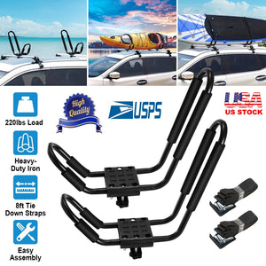 1 Pair Universal J-Bar Kayak Carrier by DirectDeals