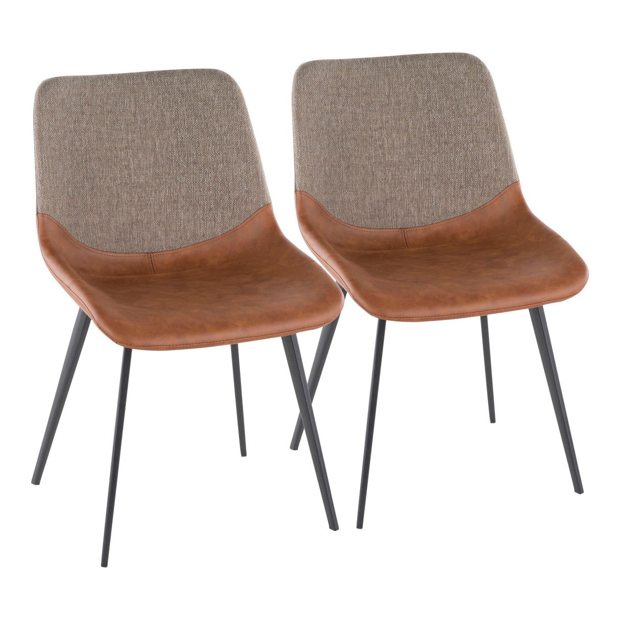 Outlaw - Industrial Two Tone Chair (Set of 2) by Couch.com