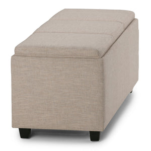 Avalon - Upholstered Storage Ottoman by Couch.com