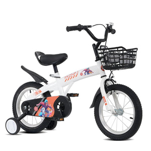 Fkznpj - 16" Sporty Kids Bike With Training Wheels And Stand Adjustable Saddle Suitable For Boys And Girls Aged 4 - 8 Years Tall Height 41 - 46" Available In A Variety Of Colors by Couch.com