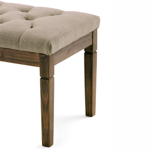 Waverly - Upholstered Tufted Ottoman Bench by Couch.com