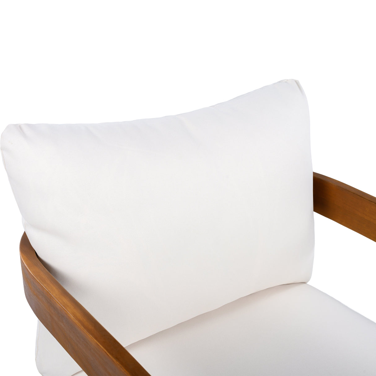 Set of 2 Premium Acacia Wood Outdoor Club Chairs