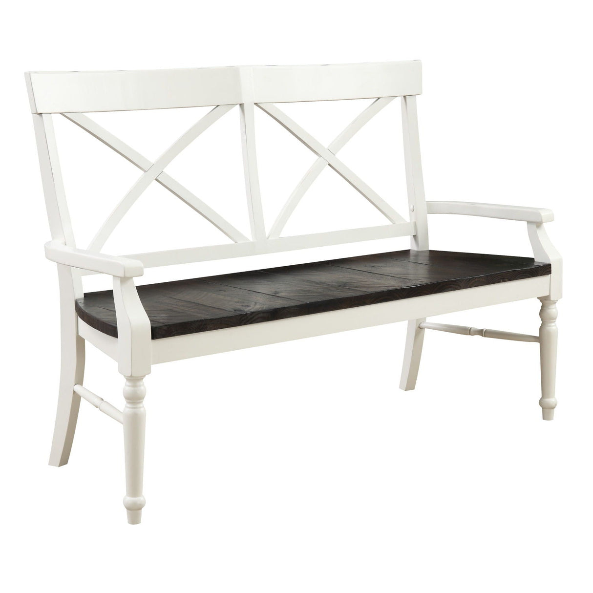 Mountina - Bench - Brown / White
