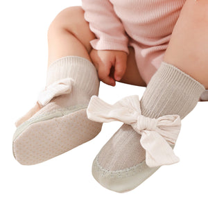 New Baby Floor Footwear Soft Bottom Cute Princess Baby Toddler Lace Footwear