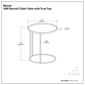 Monet - Metal Table