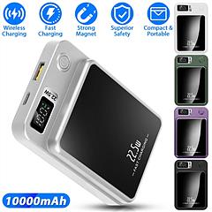10000mAh 2-In-1 Magnetic Wireless Power Bank by DirectDeals