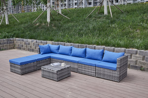 Patio Sofa With Cushions by Couch.com