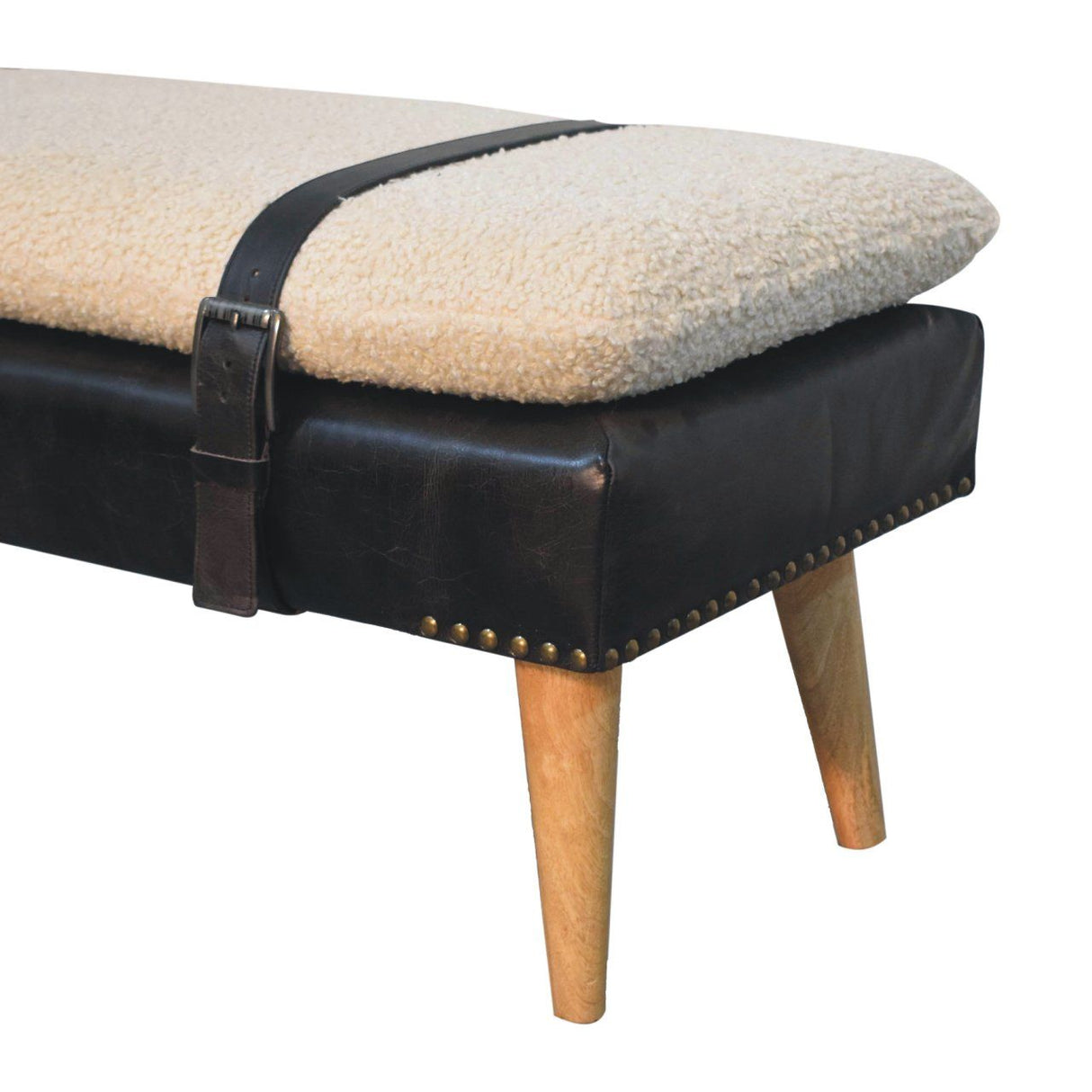 Buffalo - Hide Leather Bench by Couch.com