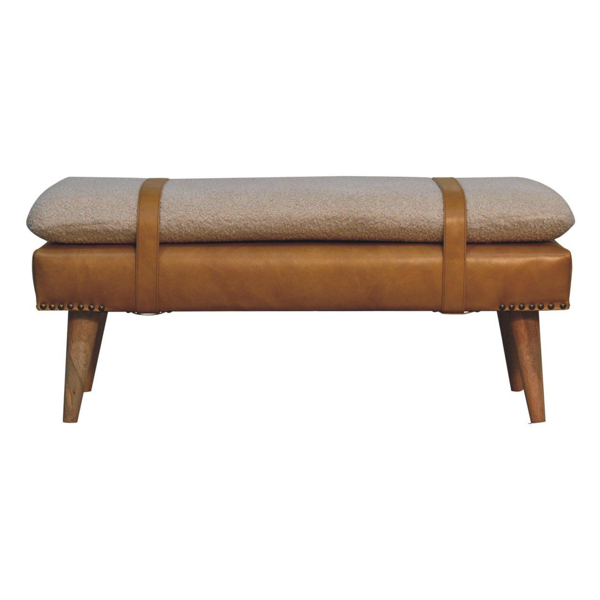Buffalo - Hide Leather Bench by Couch.com