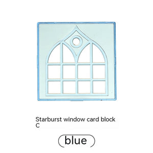 Color Window Asterism Magnetic Building Blocks Assembly