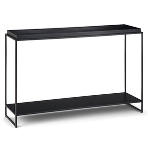 Garner - Tray Top Console Table - Black by Couch.com