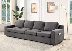 Waylon - Linen Sectional Sofa by Couch.com