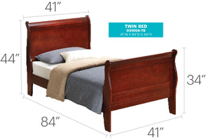 Panel Sleigh Bed by Couch.com