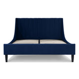 Aspen - Vertical Tufted Modern Headboard Platform Bed Set by Couch.com