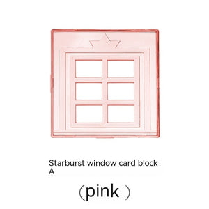 Color Window Asterism Magnetic Building Blocks Assembly